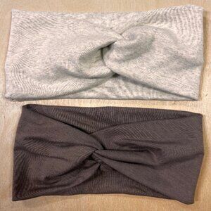 Twist Bamboo Headband Brown